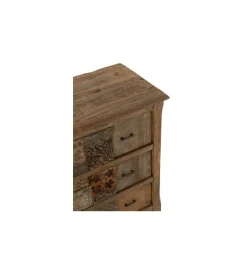 Komoda ZUWENA 100 cm brązowa