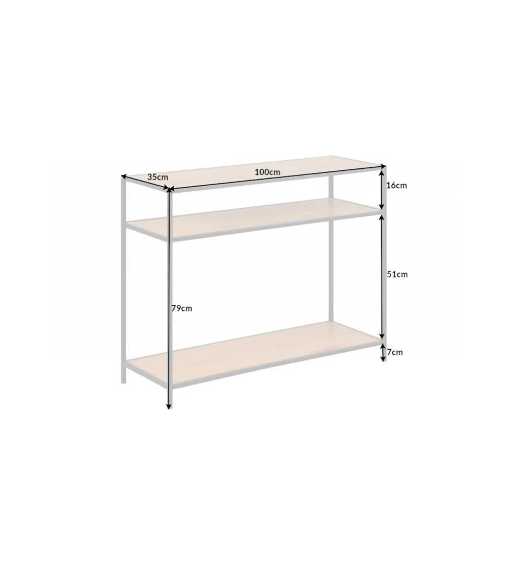 Konsola ALPERA 100 cm w optyce dębu