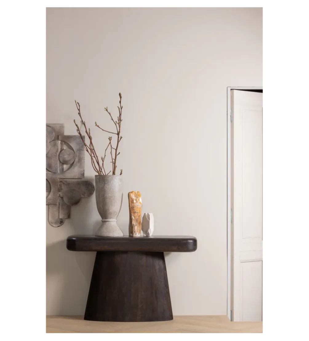 Konsola AMCO 120 cm drewno mango ciemny brąz