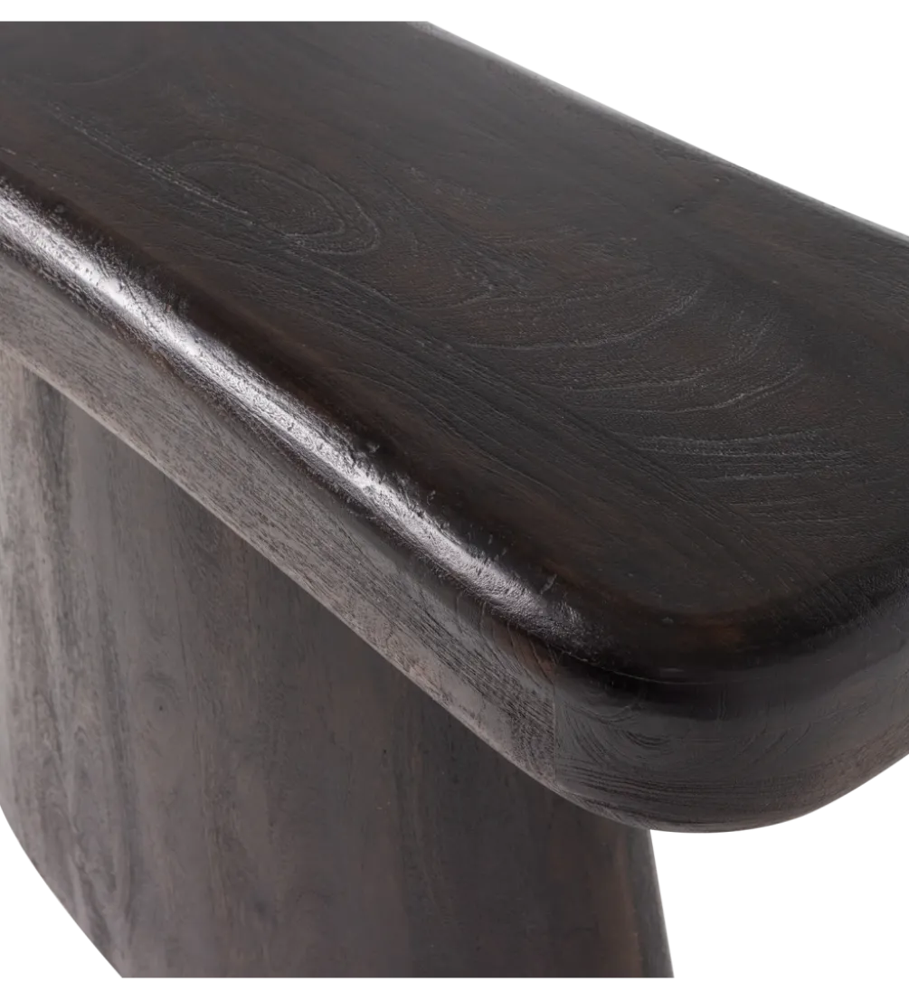 Konsola AMCO 120 cm drewno mango ciemny brąz