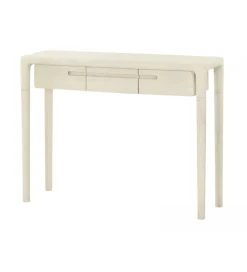 Konsola ARES 100 cm drewno mango biała