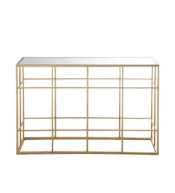 Konsola Bars 120 cm złota