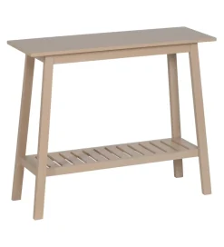 Konsola BATAN 90 cm drewno sosna kremowy