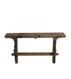 Konsola DEBER 150 cm naturalna brązowa