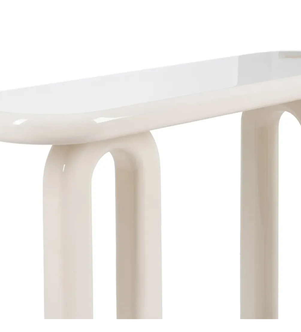 Konsola FYRPYT 120 cm kremowa
