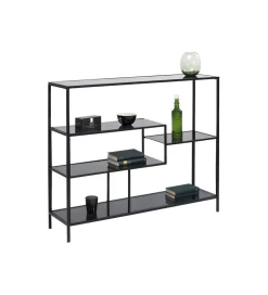 Konsola LOFT 115 x 100 cm czarna