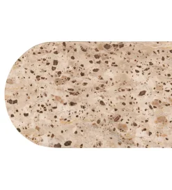 Konsola MATHILDE 140 cm naturalna w optyce marmuru