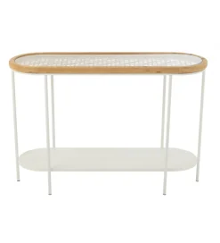 Konsola MATI 120 cm drewno biała