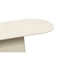 Konsola PATO 140 cm drewno mango biała