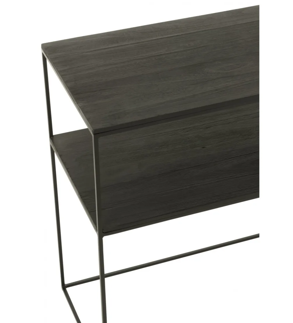 Konsola RECTANGLE 140 cm drewno czarne