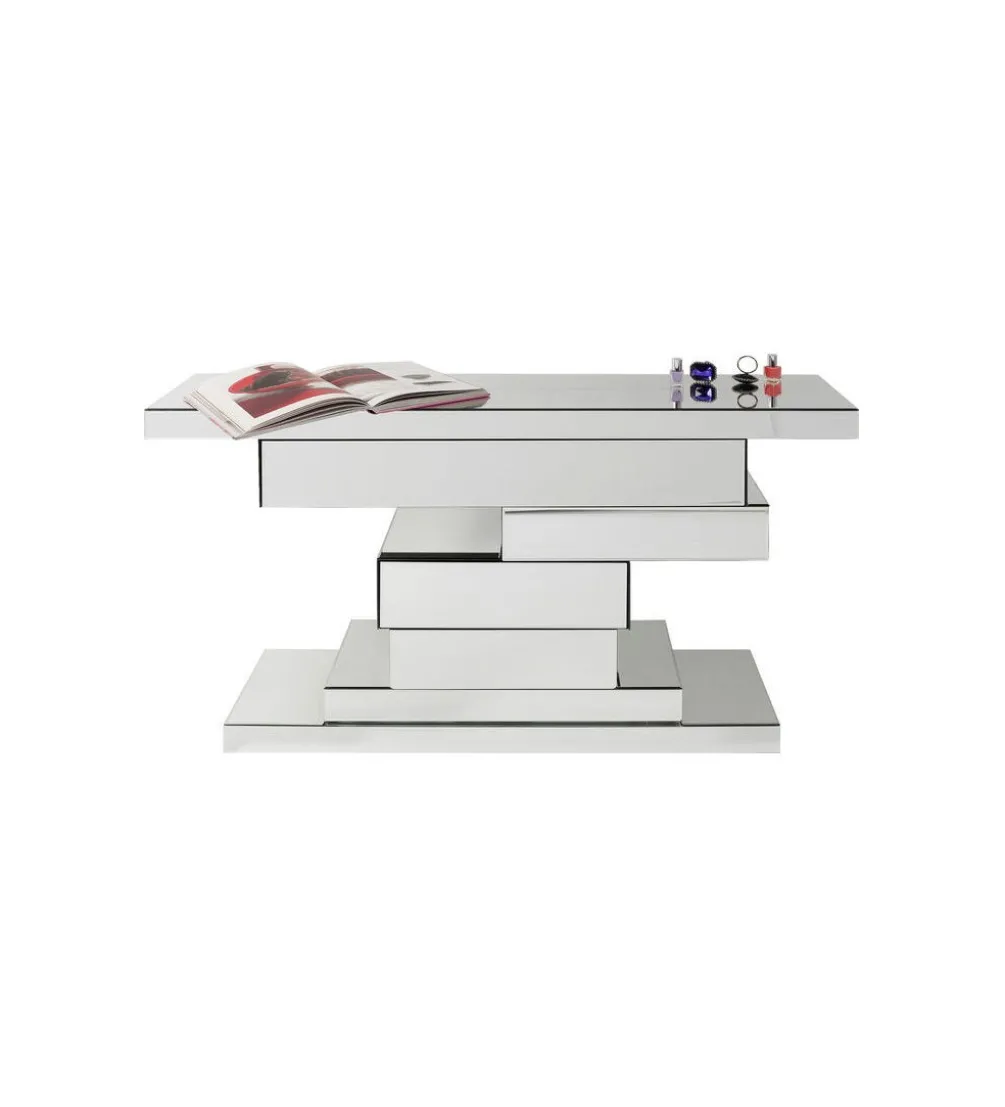 Konsola szklana Brick 151 cm
