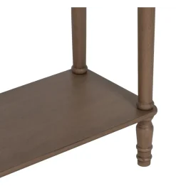Konsola TEMPU 71 cm drewno sosna brązowy