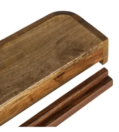 Konsola wisząca ZIARAN 75 cm drewno mango