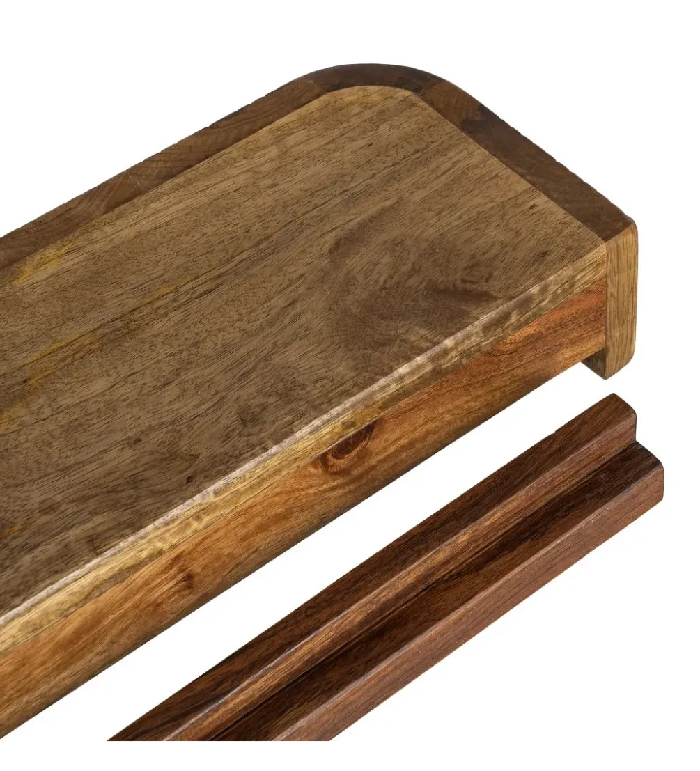 Konsola wisząca ZIARAN 75 cm drewno mango
