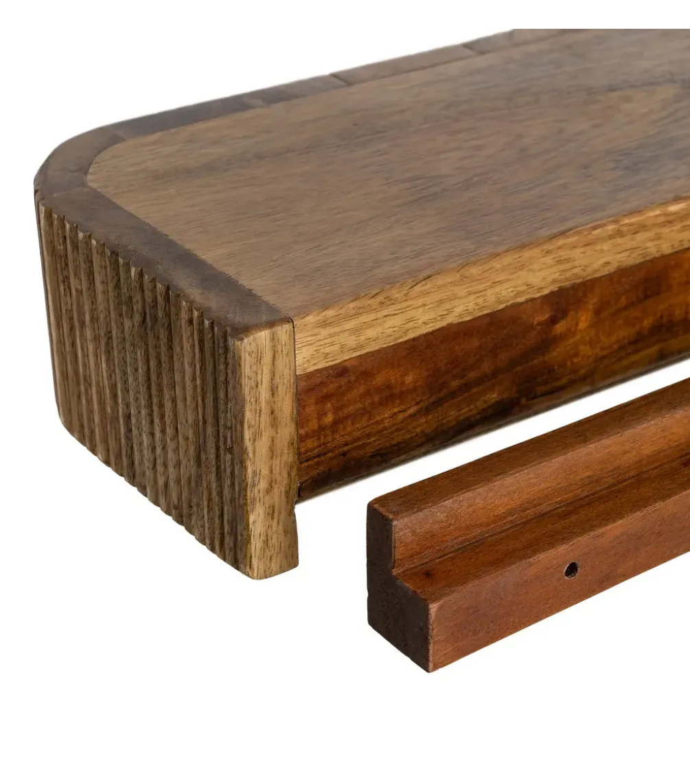 Konsola wisząca ZIARAN 75 cm drewno mango