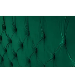 Łóżko tapicerowane PARIS CHESTERFIELD 180 cm x 200 cm ciemnyzielony velvet