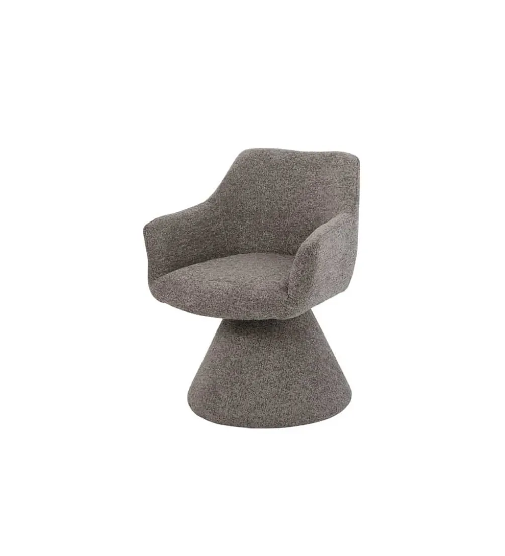 Krzesło AMBIENTO 79 cm obrót 180 stopni brązowe