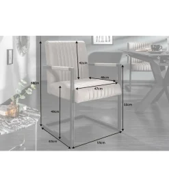Krzesło Big Aston taupe