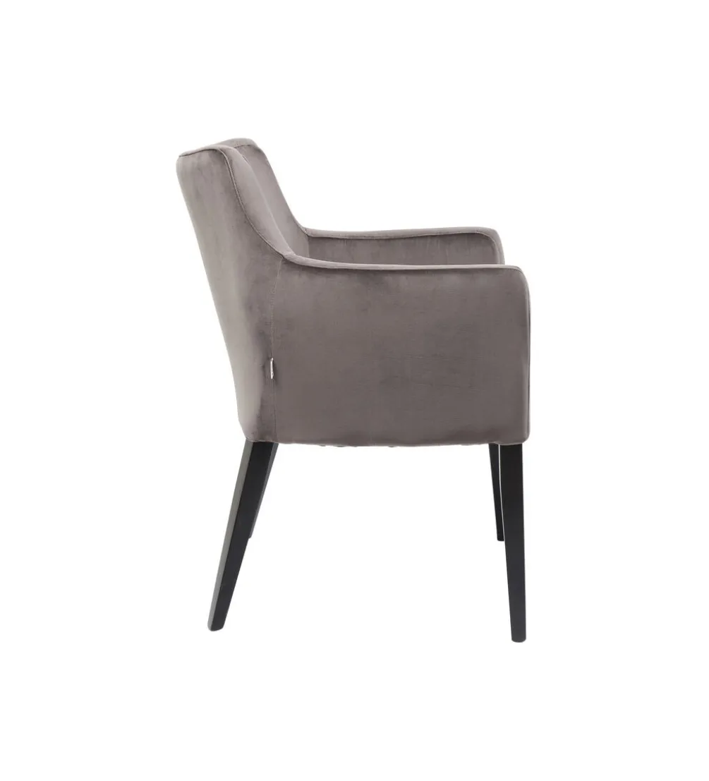 Krzesło BLACK MODE 87 cm welwet szary