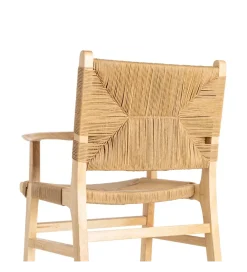 Krzesło BRAZOS 85 cm drewno kauczuk naturalne