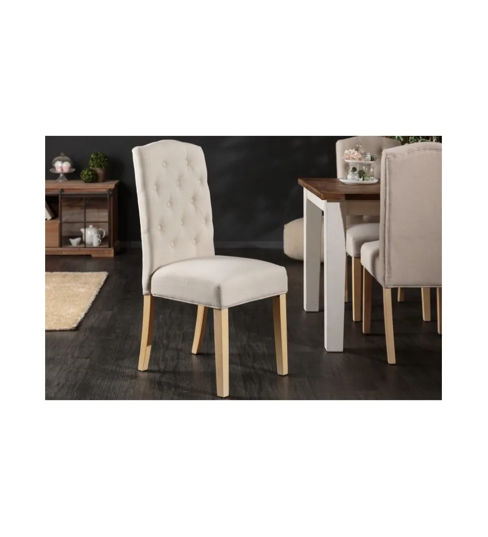 Krzesło Castle beżowe