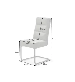 Krzesło Comfort ciemnoszare