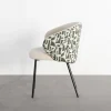 Krzesło ESTAMPADO 74 cm biało szare