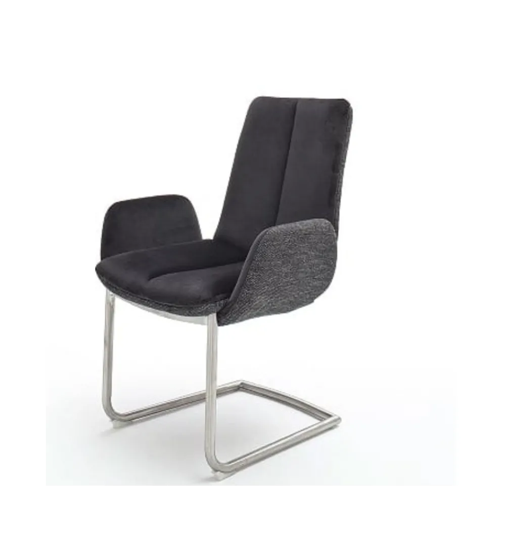 Krzesło GRIGOR z podłokietnikami Czarne ostatnia sztuka