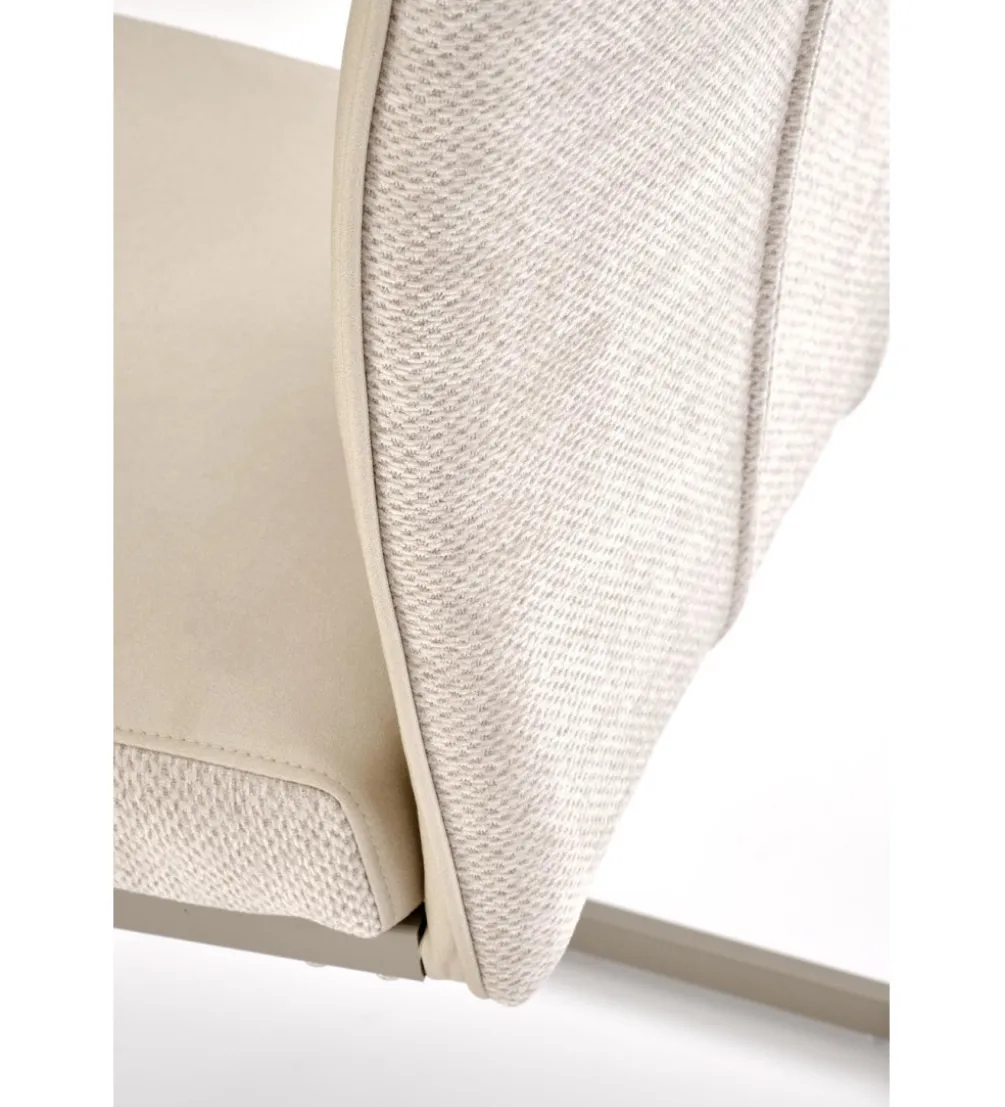 Krzesło K584 100 cm beżowe kaszmirowe