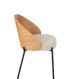 Krzesło LONEPLY 75 cm naturalne beżowe