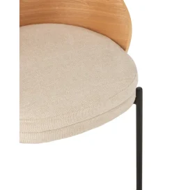 Krzesło LONEPLY 75 cm naturalne beżowe