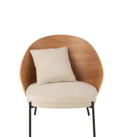 Krzesło LONEPLY 82 cm naturalne beżowe