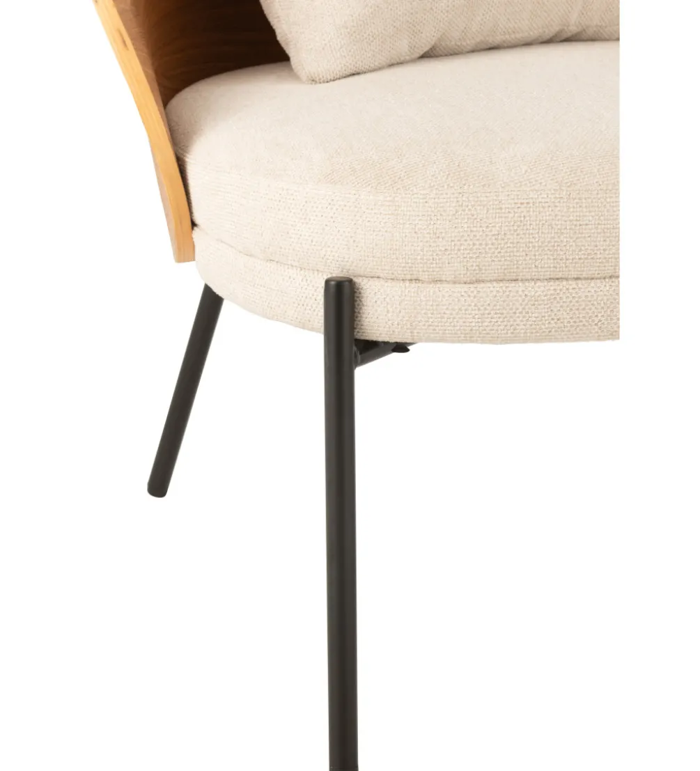 Krzesło LONEPLY 82 cm naturalne beżowe