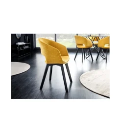 Krzesło Nordic Star musztardowo- żółte