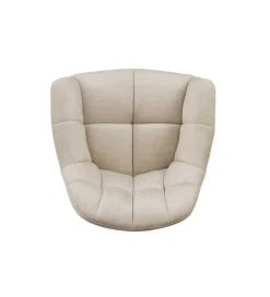Krzesło obrotowe PAPILLON 83 cm 180 stopni beżowe