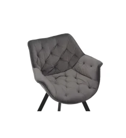 Krzesło obrotowe siedzisko 180 stopni The Dutch Comfort szare