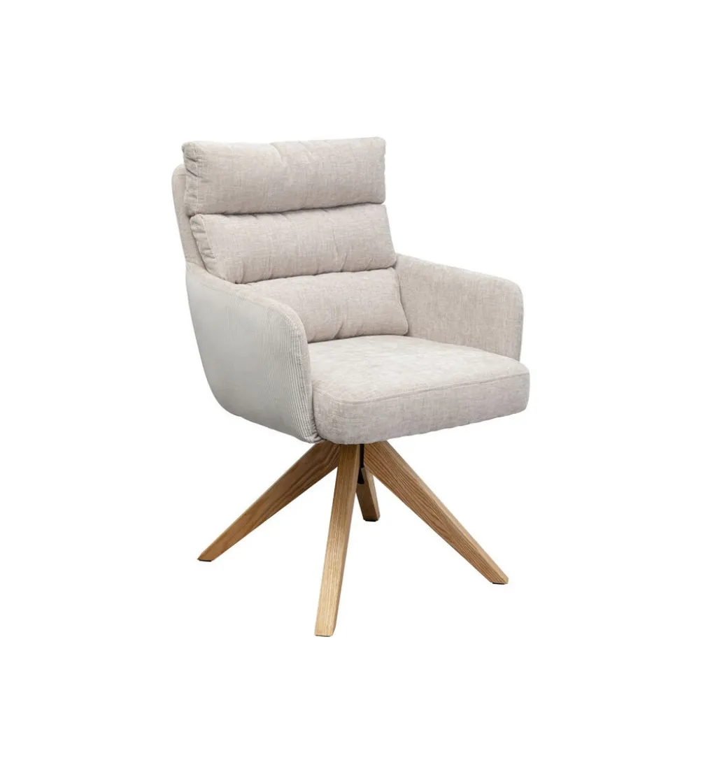 Krzesło obrotowe siedzisko 360 stopni Bosse beżowe