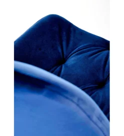 Krzesło obrotowe siedzisko 360 stopni GRAZA granatowe
