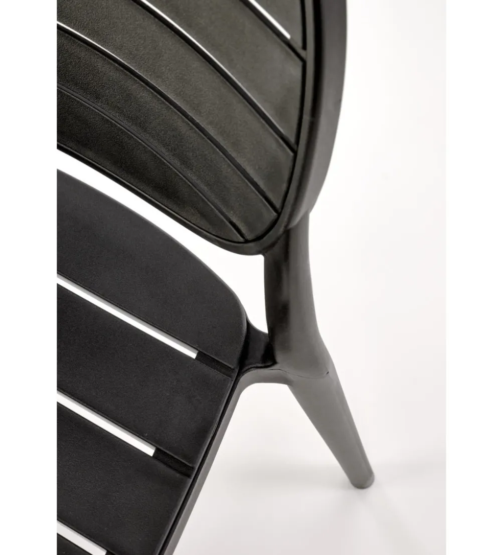 Krzesło ogrodowe K529 83 cm czarne