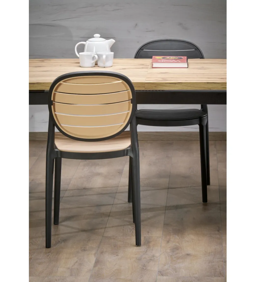 Krzesło ogrodowe K529 83 cm czarne