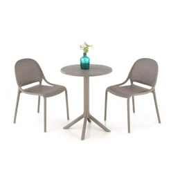 Krzesło ogrodowe K532 80 cm khaki