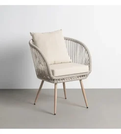 Krzesło ogrodowe PACAREKKO 80 cm szarobrązowe
