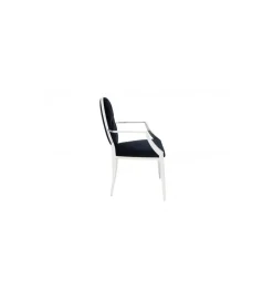 Krzesło OXANA Modern Barock Czarne