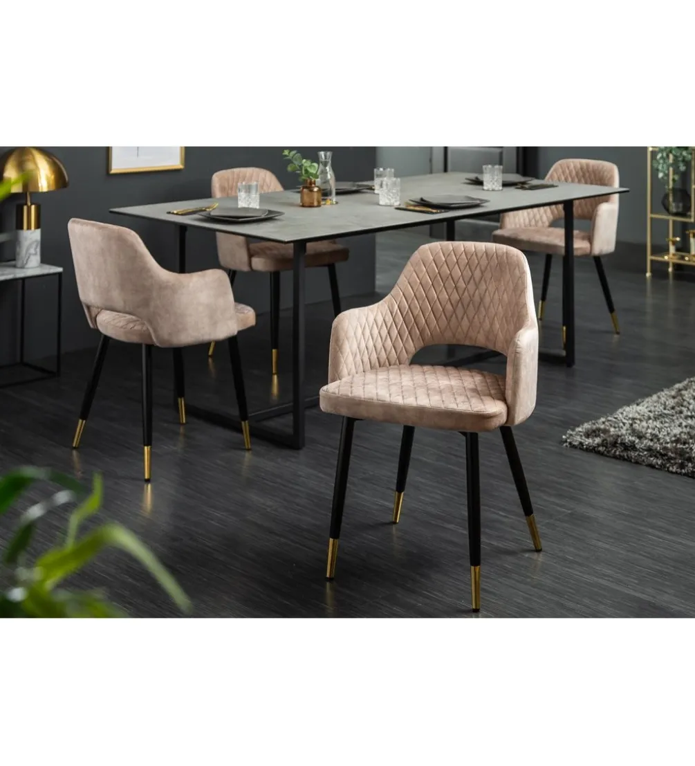 Krzesło Paris Velvet Greige