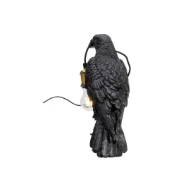 Lampa stołowa Animal Crow 34 cm czarna