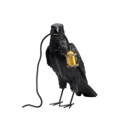 Lampa stołowa Animal Crow 34 cm czarna