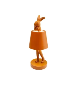 Lampa stołowa ANIMAL RABBIT LED 29 cm pomarańczowa