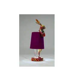 Lampa stołowa ANIMAL RABBIT 50 cm fioletowa