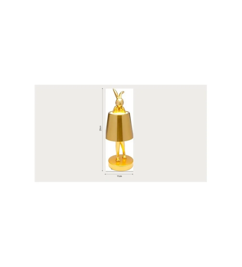 Lampa stołowa ANIMAL RABBIT LED 29 cm zielony