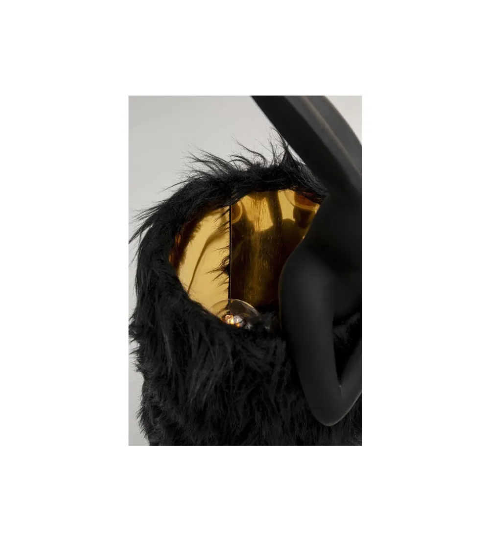 Lampa stołowa ANIMAL RABBIT FUR 50 cm czarno złota